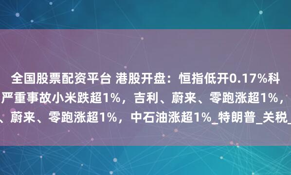 全国股票配资平台 港股开盘：恒指低开0.17%科指跌0.16%！小米SU7严重事故小米跌超1%，吉利、蔚来、零跑涨超1%，中石油涨超1%_特朗普_关税_指数